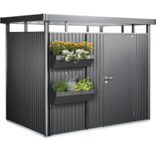 Gartenschrank mit Pflanzkästen und Tür