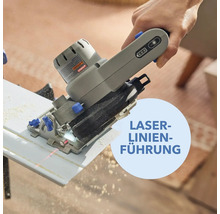 Kreissäge mit Laserlinienführung im Einsatz