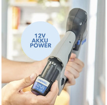 Dremel Multifunktionswerkzeug mit eingesetztem 12 Volt Akku