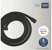 Schwarzer Duschschlauch von Grohe