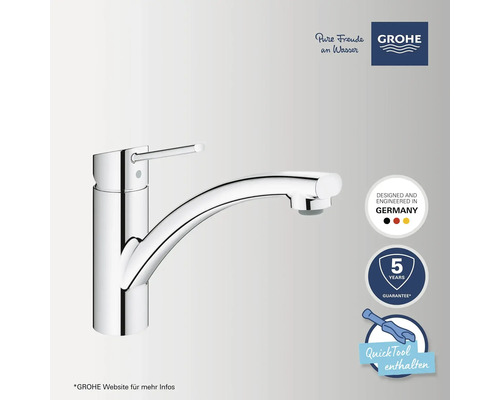 Grohe Waschtischarmatur aus Metall