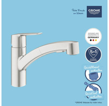 Grohe Küchenarmatur mit ausziehbarer Spülbrause