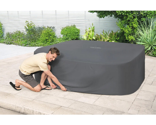 Abdeckung für einen Whirlpool im Außenbereich