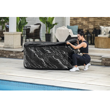 Aufblasbarer Lay-Z-Spa Ice Bath Whirlpool mit Abdeckung im Garten