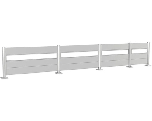 Geräuschschutzwand aus Aluminium