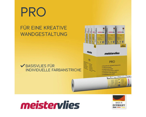 Meistervlies Pro für kreative Wandgestaltung und individuelle Farbanstriche