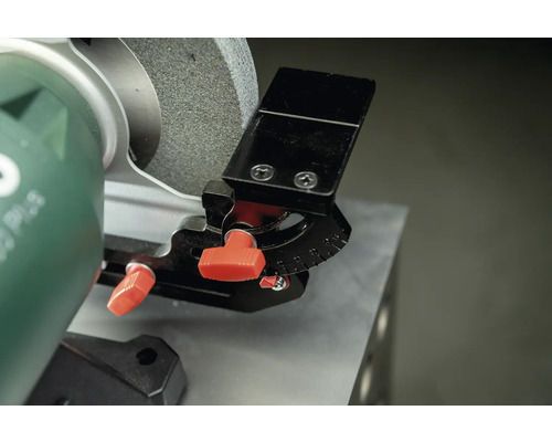 Schleifbock mit Werkstückauflage zur präzisen Bearbeitung von Werkstücken