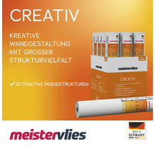 Meistervlies Creativ Tapete für kreative Wandgestaltung mit vielfältigen Strukturen