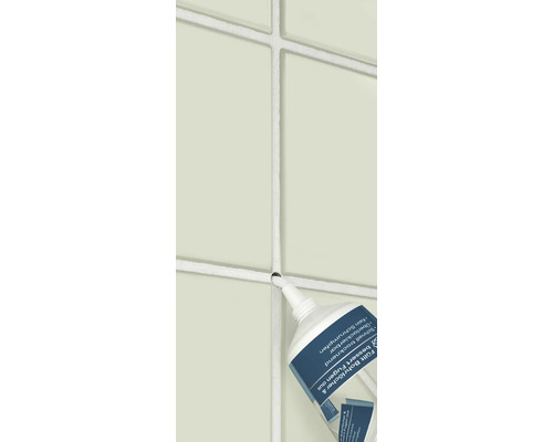 Reparatur von Fliesenfugen mit Fugenfüller