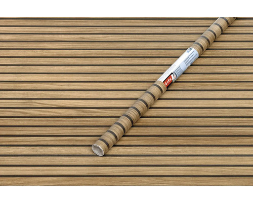 Designfolie mit Holzoptik und dunklen Fugen