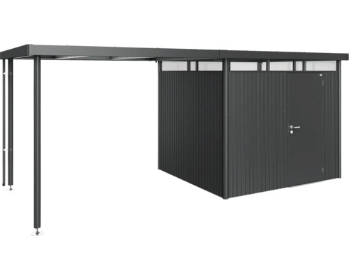 Metallgerätehaus mit Anbau