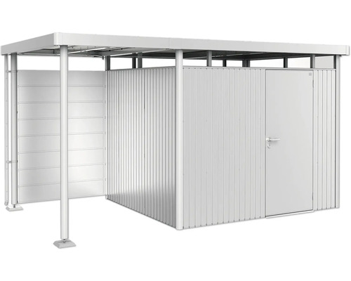 Metall Gerätehaus mit Schiebetür und Tür