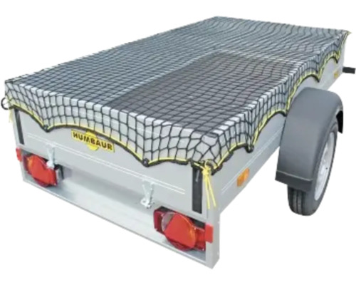 Anhänger mit Ladungssicherungsnetz