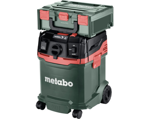 Metabo Nass-Trockensauger mit aufgesetzter Werkzeugbox