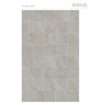 Fliesenmuster Narvik Silber 60x60