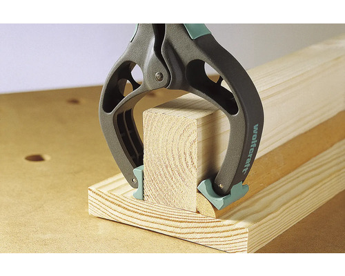 Wolfcraft Einhandzwinge zum Fixieren von Holzwerkstücken