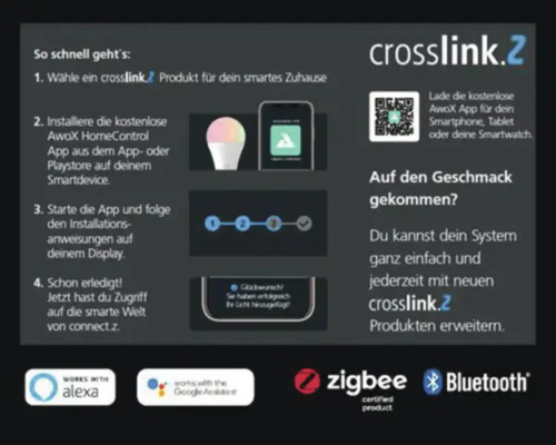 Anleitung zur Nutzung von Crosslink.2 Produkten mit Smartphone App