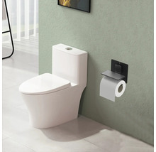 Badezimmer Szene mit Toilette und Toilettenpapierhalter