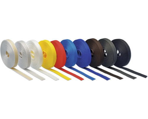 Rolle Textilband in verschiedenen Farben