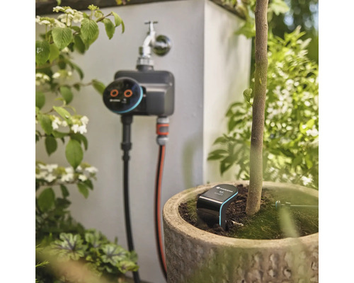 Gardena Smart Water Control System mit Sensor für die Gartenbewässerung