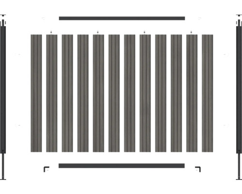 Zaunelemente und Zubehör für den Garten