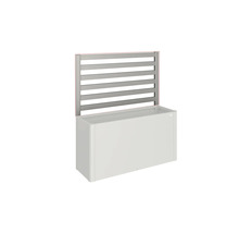 Pflanzkasten mit Rankgitter