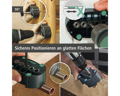 Bohrschablone im Einsatz für präzise Bohrungen in verschiedenen Materialien