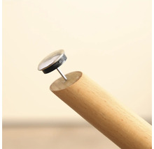 Möbelgleiter mit Holzdübel