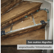 Treppenstufen-Messgerät zur genauen Erfassung von Trittstufenmaßen.