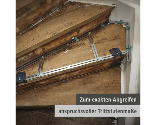 Treppenstufen-Messgerät zur genauen Erfassung von Trittstufenmaßen.