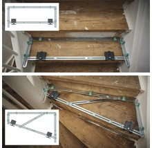 Treppenrenovierung mit Treppenwinkel und Treppenstufen