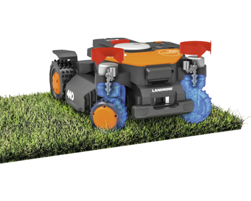 Worx Landroid Mähroboter auf Rasen