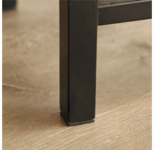 Bein eines Möbelstücks mit Bodenschoner