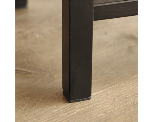 Bein eines Möbelstücks mit Bodenschoner