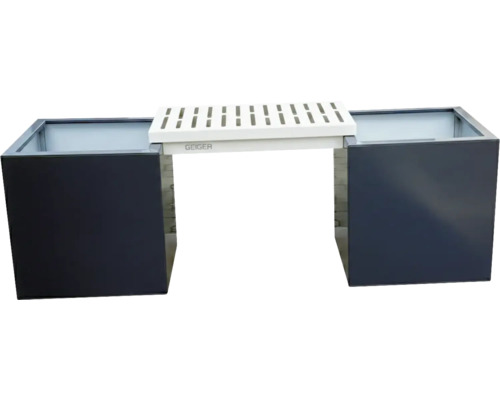 Geiger Tischgrill mit zwei Pflanzkübeln