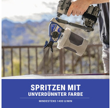 Farbspritzgerät mit Behälter zum Auftragen von Farbe