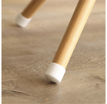 Holzstuhlbein mit Möbelgleiter