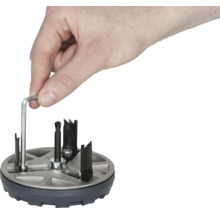 Hand bedient Lochsäge mit Inbusschlüssel