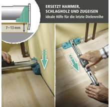 Werkzeug zum Verlegen der letzten Dielenreihe