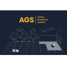 Active Guidance System Illustration für Rasenmähroboter