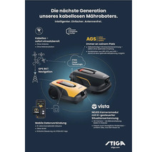 Drahtlose Mähroboter mit GPS RKT Navigation und mobile Datenverbindung von Stiga.