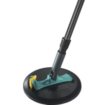 Wolfcraft Handschleifer mit Teleskopstiel und runder Schleifplatte für Wände und Decken