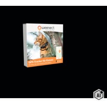 Produktverpackung des Weenect XS GPS-Trackers für Katzen in der Black Edition. (Image AI modified or generated)