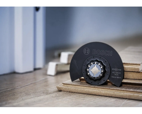 Bosch Starlock Segmentsägeblatt ACZ 85 EC für Holz auf Laminatboden