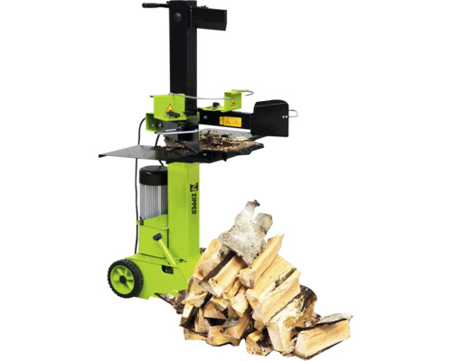 Zipper Holzspalter für Brennholz mit Elektromotor und Fahrwerk