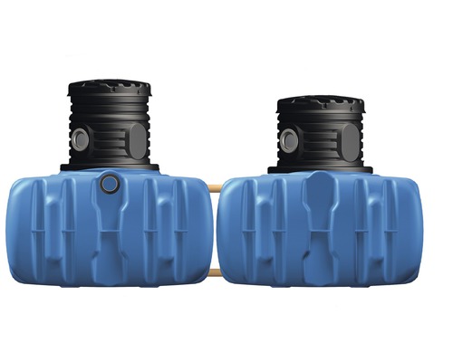Doppeltank für die Regenwassernutzung