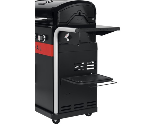 Gasgrill mit Ablageflächen und Flaschenöffner