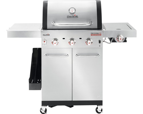 Char Broil Gasgrill mit drei Brennern, Seitenablagen und Unterschrank