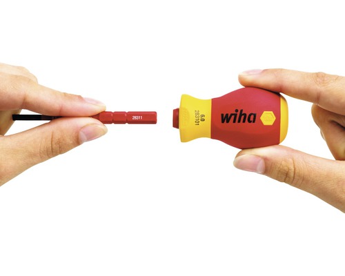 Wiha Stubby Bit-Halter mit Bit im Detail