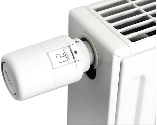 Heizkörperthermostat an einem Heizkörper